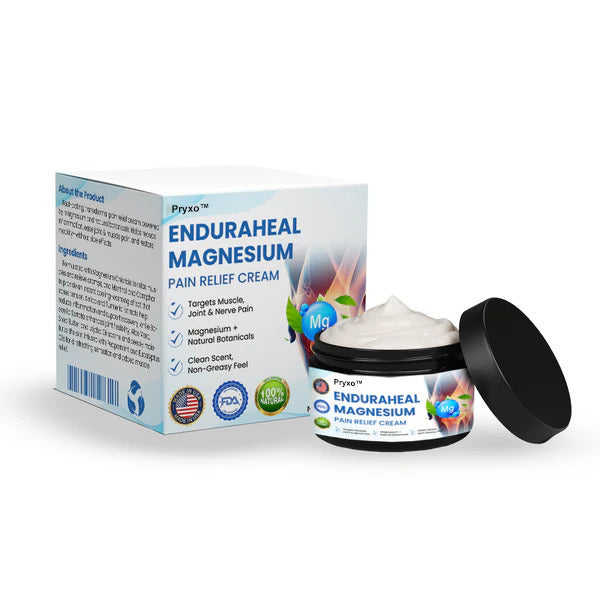 Pryxo™ EnduraHeal Magnesium Pain Relief Cream (Treats Arthritis, Neuropathy, Rheumatism, Sports Injuries & More)