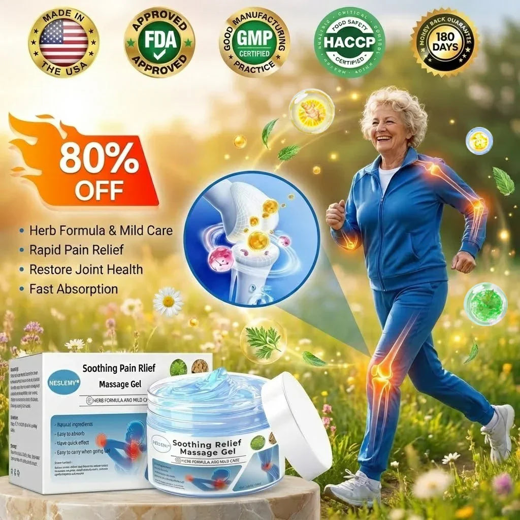 🔥Instant Pain Relief🔥NESLEMY® Joint Relief Gel – Natural Herbal Ointment Wellness