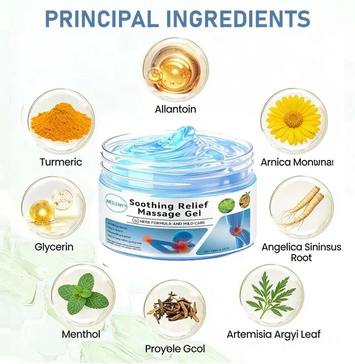 🔥Instant Pain Relief🔥NESLEMY® Joint Relief Gel – Natural Herbal Ointment Wellness