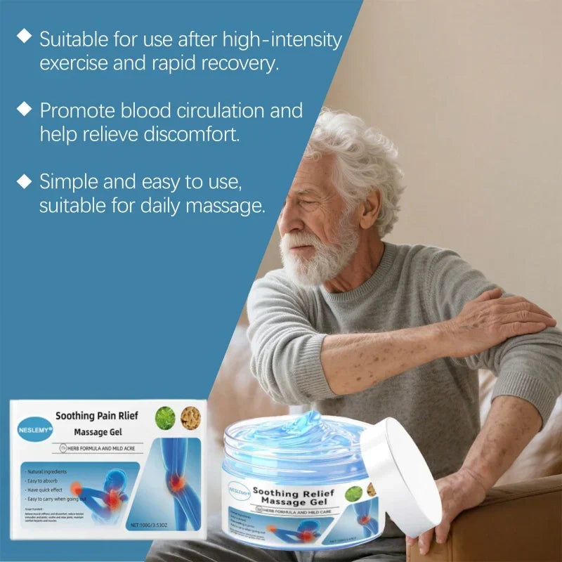 🔥Instant Pain Relief🔥NESLEMY® Joint Relief Gel – Natural Herbal Ointment Wellness