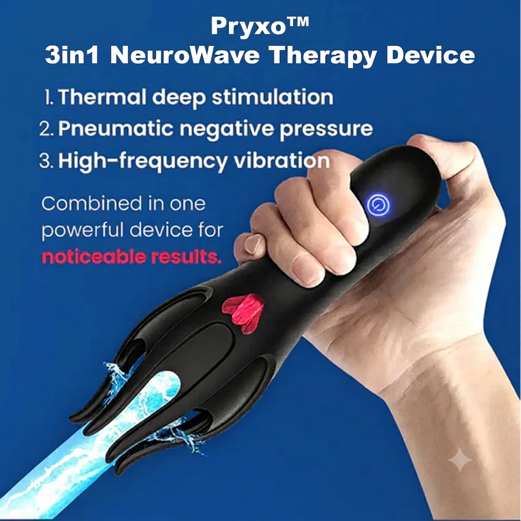 2026 Upgraded Pryxo™ 3in1 NeuroWave Therapy Device