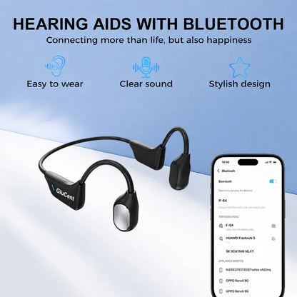 🌎Ends Today: 83% OFF!⏰🏆GluCent® Bone Conduction Smart Hearing Headphones （Mayo Clinic Recommended）