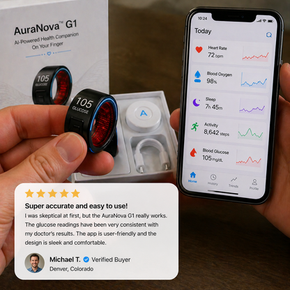 🎉 80% OFF Launch Offer🏆Pryxo™ G1 Non-Invasive Smart Ring