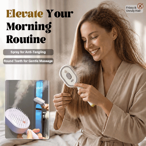 Electric Spray Hair Brush
