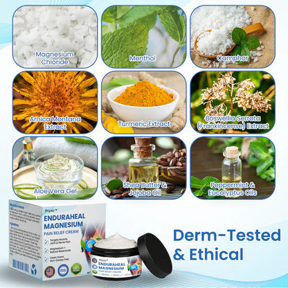 Pryxo™ EnduraHeal Magnesium Pain Relief Cream (Treats Arthritis, Neuropathy, Rheumatism, Sports Injuries & More)