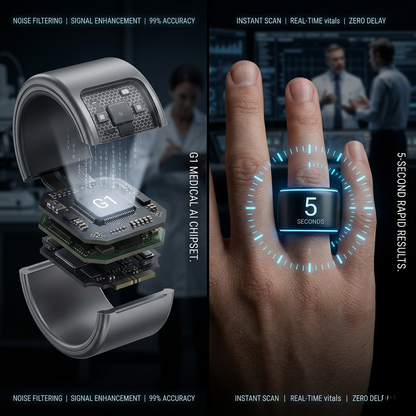 🎉 80% OFF Launch Offer🏆Pryxo™ G1 Non-Invasive Smart Ring