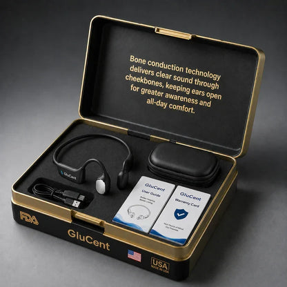 🌎Ends Today: 83% OFF!⏰🏆GluCent® Bone Conduction Smart Hearing Headphones （Mayo Clinic Recommended）
