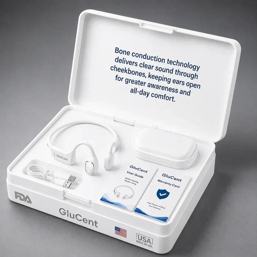 🌎Ends Today: 83% OFF!⏰🏆GluCent® Bone Conduction Smart Hearing Headphones （Mayo Clinic Recommended）