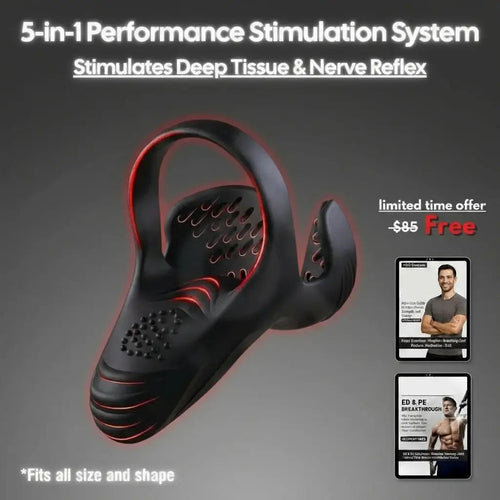 Pryxo™ Vibrating Electric Male Masturbation Lock Ring Charging