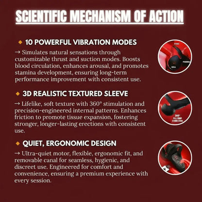 Pryxo™ Vibrating Electric Male Masturbation Lock Ring Charging