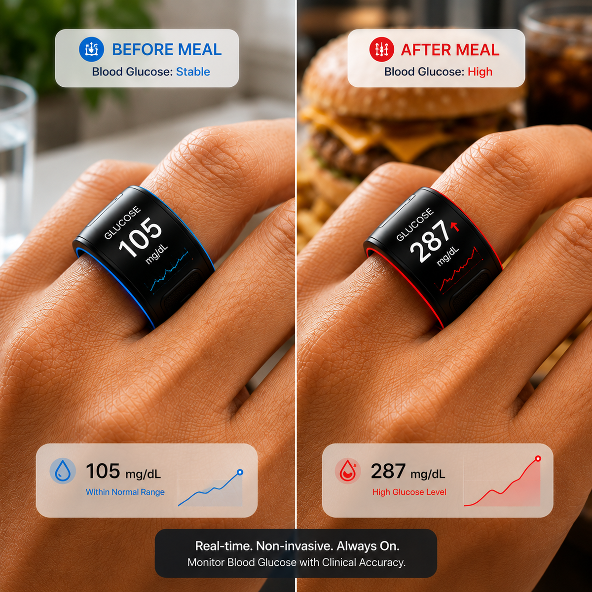 🎉 80% OFF Launch Offer🏆Pryxo™ G1 Non-Invasive Smart Ring