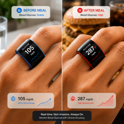 🎉 80% OFF Launch Offer🏆Pryxo™ G1 Non-Invasive Smart Ring