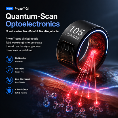 🎉 80% OFF Launch Offer🏆Pryxo™ G1 Non-Invasive Smart Ring