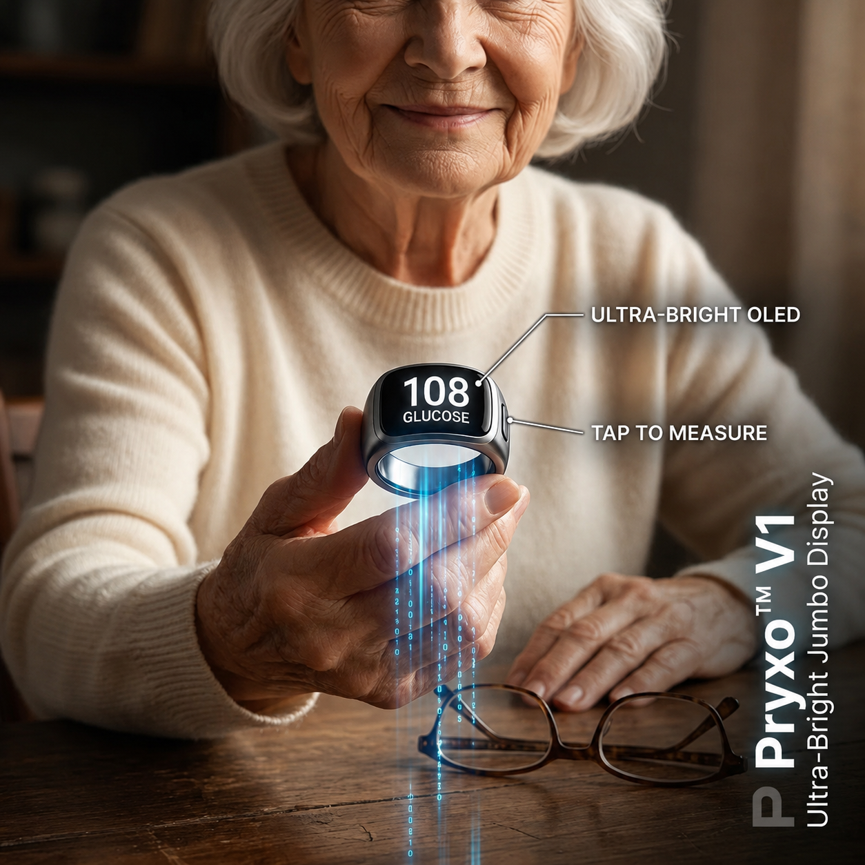 🎉 80% OFF Launch Offer🏆Pryxo™ G1 Non-Invasive Smart Ring