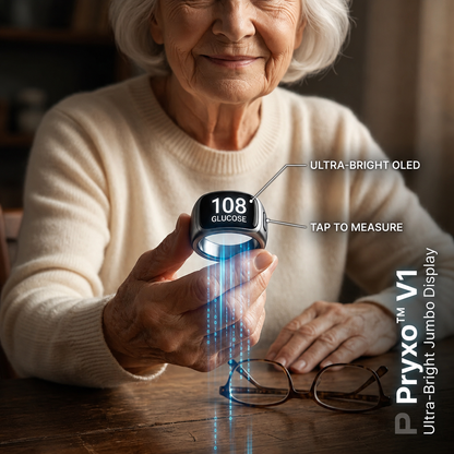 🎉 80% OFF Launch Offer🏆Pryxo™ G1 Non-Invasive Smart Ring
