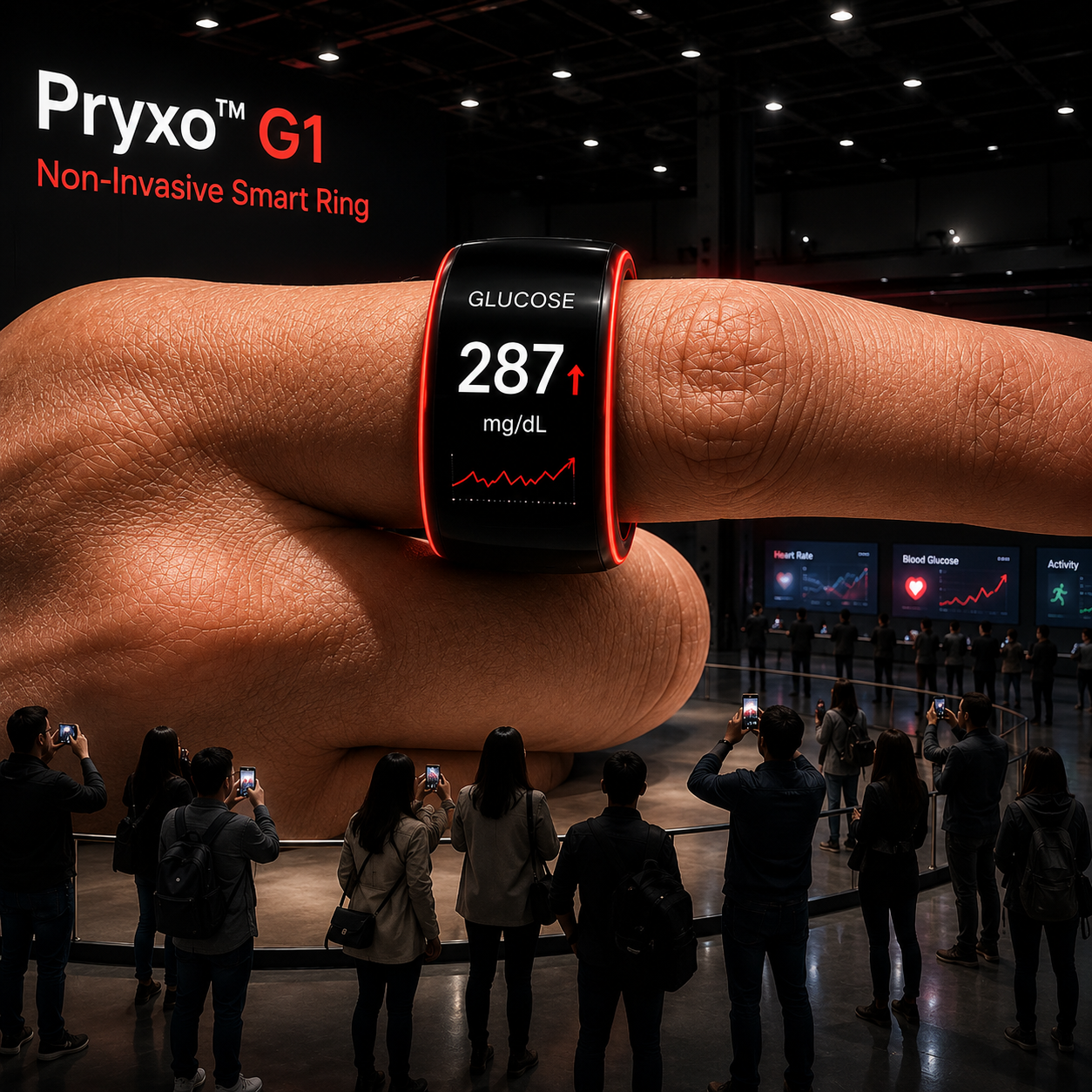 🎉 80% OFF Launch Offer🏆Pryxo™ G1 Non-Invasive Smart Ring