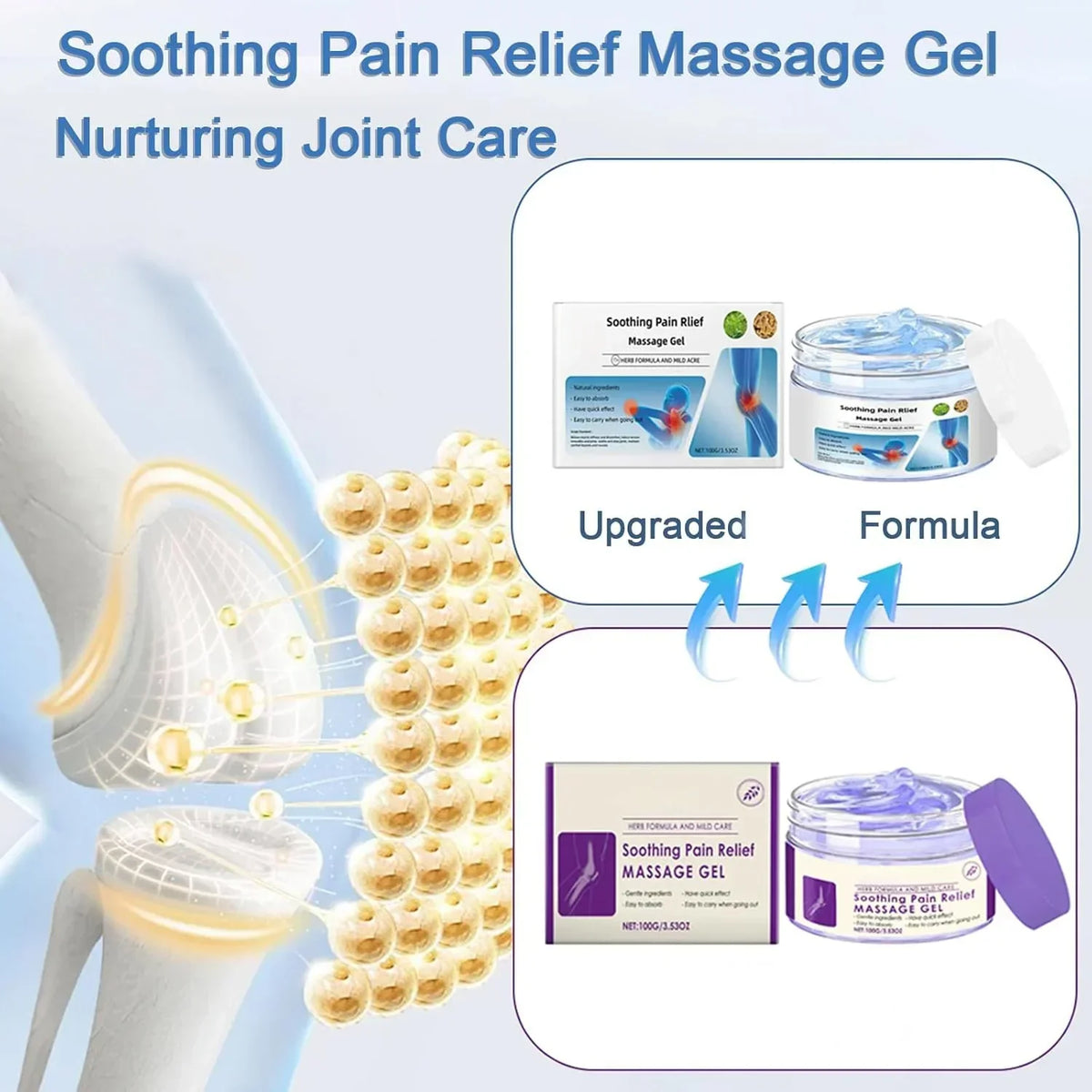 🔥Instant Pain Relief🔥NESLEMY® Joint Relief Gel – Natural Herbal Ointment Wellness