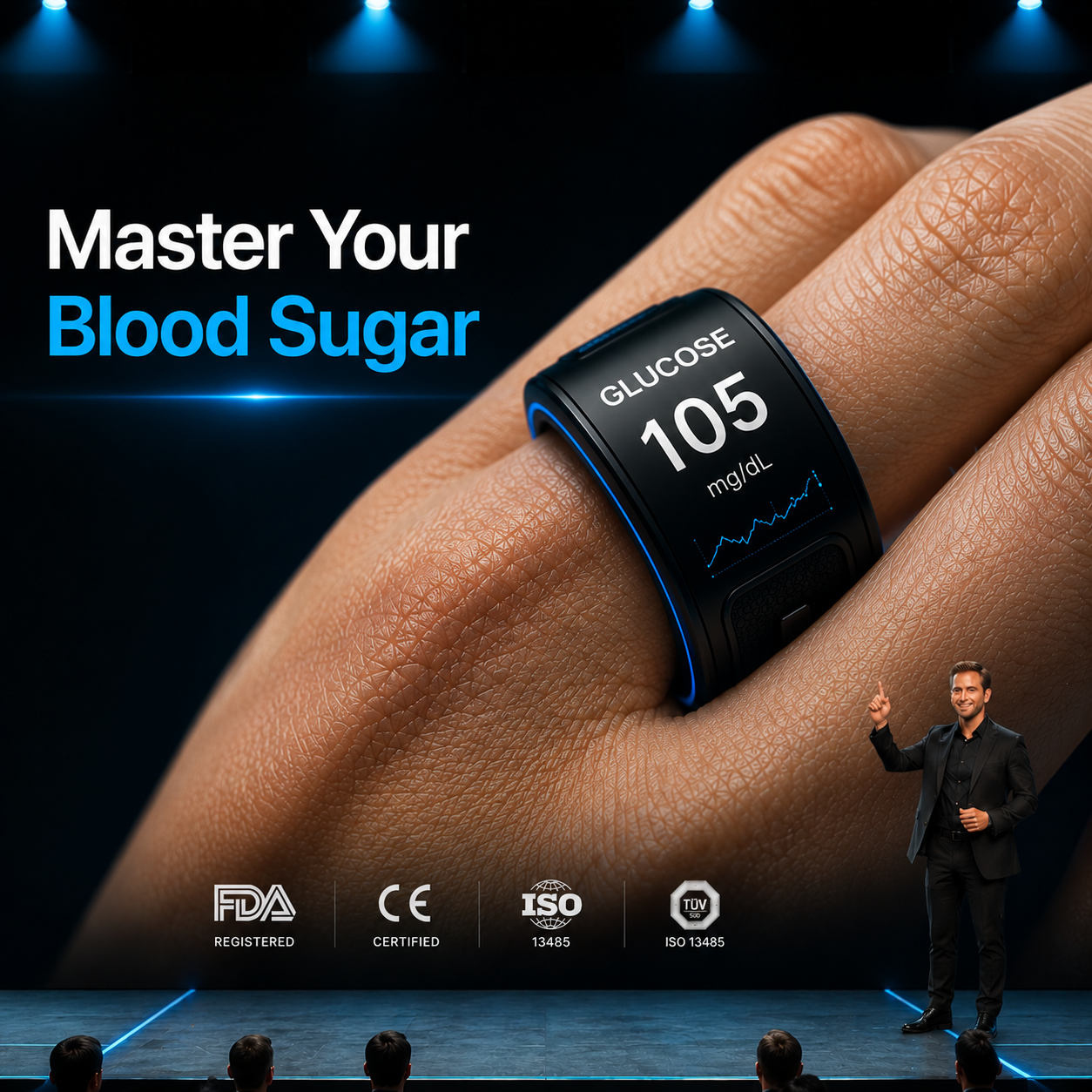 🎉 80% OFF Launch Offer🏆Pryxo™ G1 Non-Invasive Smart Ring